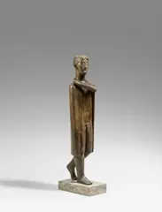 Schreitender mit Tuch (Stehender verlorener Sohn) by Hermann Blumenthal, 1934 (Entwurf), Bronze, sold Jun 2020