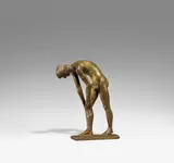 Jüngling, sich bückend by Gerhard Marcks, 1979 (Entwurf), Bronze, sold Jun 2020