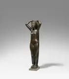 Hermann Blumenthal, Kleine Stehende mit Tuch, 1935 (Entwurf), Bronze