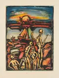 Georges Rouault, La Baie des Trépassés, 1939, Farbaquatinta auf Velin