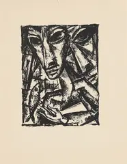 Max Burchartz, Ohne Titel, Lithografie auf Velin