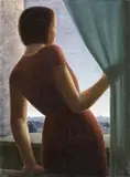 Georg Schrimpf, Mädchen am Fenster
