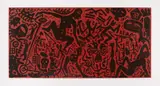A. R. Penck, Ohne Titel, Um 1980, Farbaquatinta auf Velin