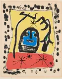 Exposición en la Galería Matarasso by Joan Miró, 1957, Farblithografie auf Velin, sold Jun 2020