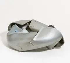 Hans Salentin, Schlauchboot, 1968/69, Aluminiumgussstücke