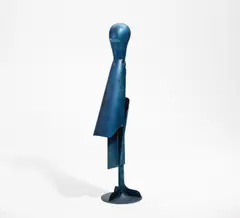 Figur mit Schürze by Hans Salentin, 1966, Aluminiumgussstücke, sold Jun 2020