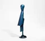 Hans Salentin, Figur mit Schürze, 1966, Aluminiumgussstücke