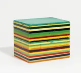Markus Linnenbrink, "Gestreiftes 3D", 1997, Pigmentiertes Epoxidharz