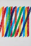 Piero Dorazio, Ohne Titel, 1982, Farbserigrafie auf leichtem Karton