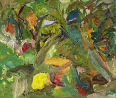 Paysage by Michel Kikoine, Öl auf Leinwand, sold Jun 2020