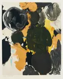 Ernst Wilhelm Nay, Farblitho 1959 (NOR), 1959, Farblithografie auf Arches (Wasserzeichen)