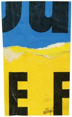 Ohne Titel by Jacques de la Villeglé, Decollage (Papier), sold Jun 2020