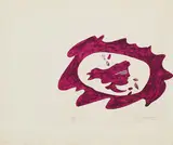 Georges Braque, Tête violette (Aus: Grands livres illustrés), 1958, Farblithografie auf Arches (Wasserzeichen)