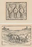 Gerhard Marcks, Konvolut von 2 Holzschnitten