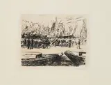 Max Liebermann, Rindermarkt in Leiden