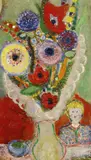 Robert Genin, Blumenstrauß, 1931, Öl auf Leinwand