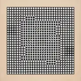 Ohne Titel by Victor Vasarely, Farbserigrafie auf Papier, sold Mar 2020