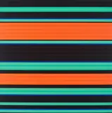 Günter Fruhtrunk, Parameter, 1969, Farbserigrafie auf Polystyrolplatte