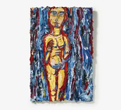 Bernd Schwarzer, "Deutsch-Europäische Dame - Wasileka", 2016, Öl auf Leinwand