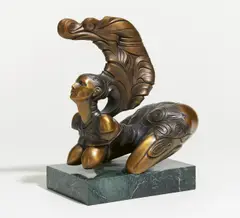 Sphinx II by Ernst Fuchs, 1991/92, Bronze, sold Jun 2020