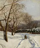 Friedrich Kallmorgen, Heiterer Wintertag