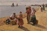 Friedrich Kallmorgen, Holländische Fischerkinder