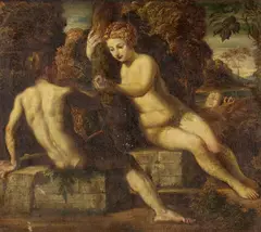 Jacopo Tintoretto, Der Sündenfall, Öl auf Leinwand