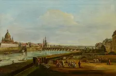 Bernardo Bellotto, Dresden, Öl auf Leinwand