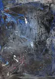 Fred Thieler, Ohne Titel, 1966, Mischtechnik (Stoffcollage) auf Hartfaserplatte