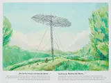 Ilya Kabakov, Blickst Du Hinauf und Liest die Worte, 1997, Farbserigrafie auf Velin