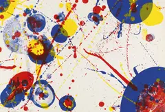 SF-71 by Sam Francis, 1963, Farblithografie auf RIVES (Wasserzeichen), sold Jun 2020