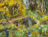Manfred Henninger, Ohne Titel, 1981, Öl auf Nessel