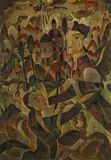 Josef Kölschbach, Maria Verkündigung, 1923, Öl auf Leinwand