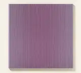 Christian Roeckenschuss, Streifenbild (K135), Um 1972, Acryl auf Holz