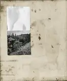 Stefan Vogel, "Ich und ein kleiner Teil der Wirklicheit", 2015, Mischtechnik und Collage auf Leinwand