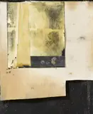 Stefan Vogel, "Der NttN", 2015, Mischtechnik, Collage auf Leinwand und Stoff, auf Holz aufgezogen