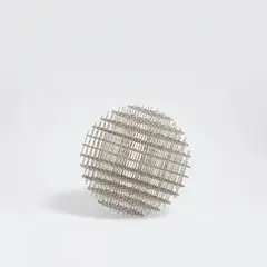 Sphère-trames by François Morellet, 1962, Rostfreier Stahl, sold Jun 2020