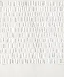 Ohne Titel by Günther Uecker, 1971, Prägedruck auf Büttenkarton, sold Oct 2020