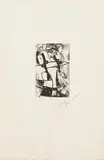 Joan Miró, Aus: Les Saltimbanques, 1975, Radierung auf Velin