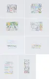 Roy Lichtenstein, Landscape Sketches, 1984-85, Jeweils: Farboffsetlithografie auf Velin