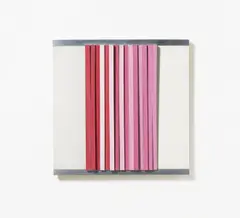 Karl Gerstner, "3-VI-66", 1966, Holzstäbe
