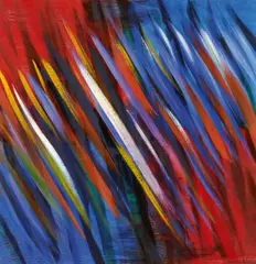 Oscar Gauthier, "HN - ZUZ", Acryl auf Leinwand