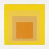 "SP - IV" by Josef Albers, 1967, Farbserigrafie auf Schoellershammer Karton, sold Jun 2020