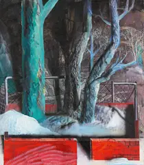Julius Hofmann, "Kleiner Garten", 2011, Acryl auf Leinwand
