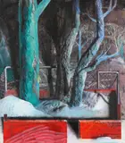 Julius Hofmann, "Kleiner Garten", 2011, Acryl auf Leinwand
