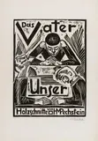 Max Pechstein, "Das Vater Unser", 1921, Mappe mit 12 Holzschnitten inkl