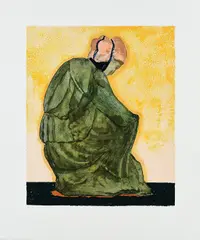 Karin Mamma Andersson, Munk, 2017, Farblithografie auf Velin