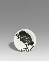 Bird with worm by Pablo Picasso, 1952, Weißes Steingut, sold Jun 2020