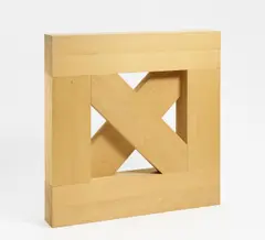 Erwin Heerich, Ohne Titel, 1992, Buchenholz