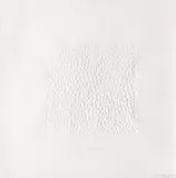 "permutation" by Günther Uecker, 1972, Prägedruck auf Büttenkarton, sold Jun 2020